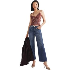 Hudson ​Rosalie High-Rise Wide Leg Ankle Jeans, Size 30, NWT